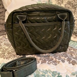 Lug Quilted Forest Green Jive bag